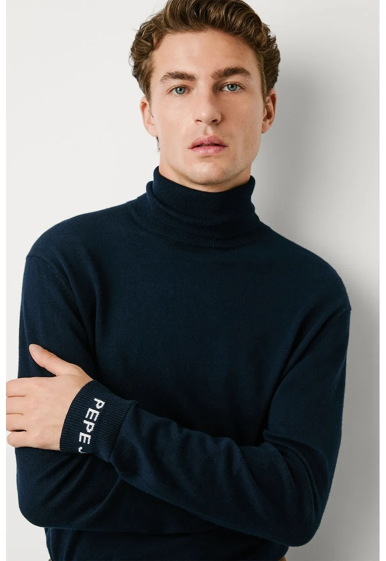 Pulover slim fit, Albastru ultramarin