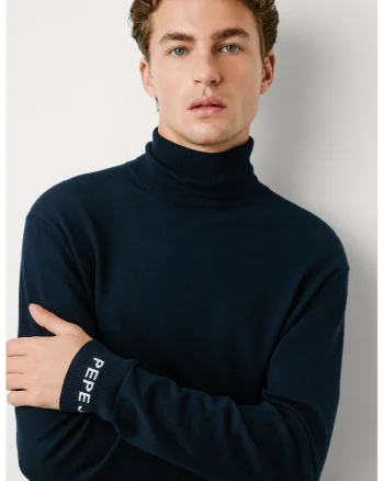 Pulover slim fit, Albastru ultramarin