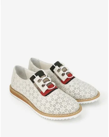 Pantofi dama bej deschis cu model si elastic