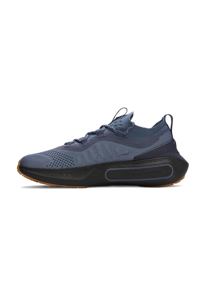 Pantofi sport Phantom 4 cu detalii reflectorizante, Albastru inchis/Caramel