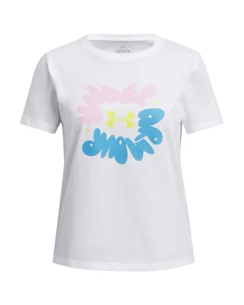 Tricou lejer cu logo Bubble, Albastru pastel/Roz pastel/Alb optic