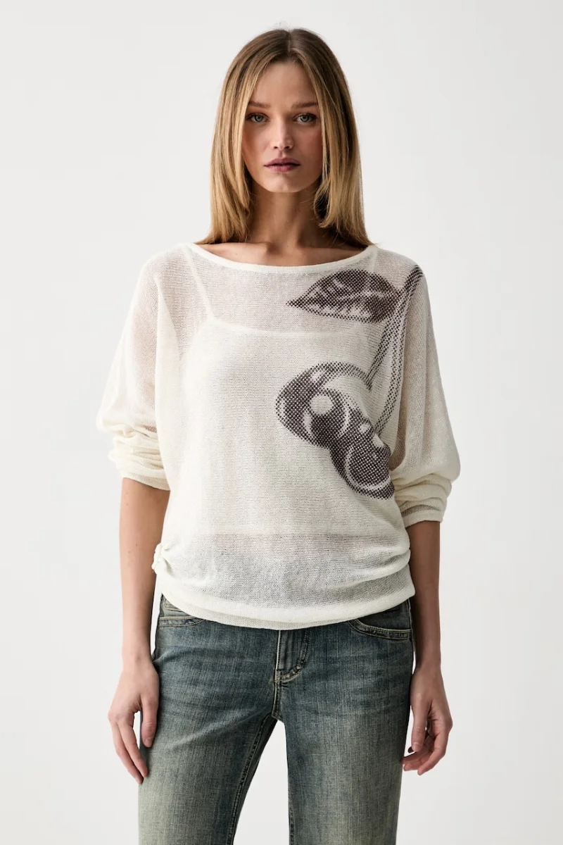 Miss Sixty pulover pentru femei cu in