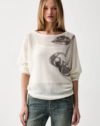Miss Sixty pulover pentru femei cu in