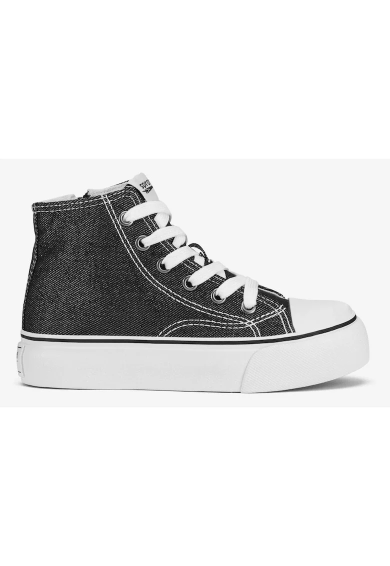 Tenisi fete  5905588718895, Textil, Negru, Negru