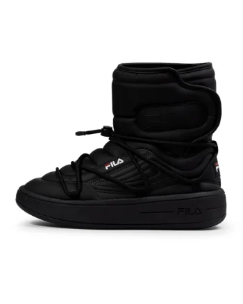 Ghete flatform cu logo, Negru