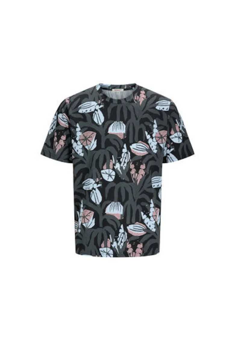 Tricou barbati Jack Jones, 12276912, Bumbac, 45679, Negru