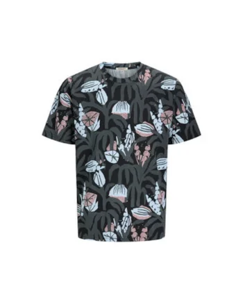 Tricou barbati Jack Jones, 12276912, Bumbac, 45679, Negru