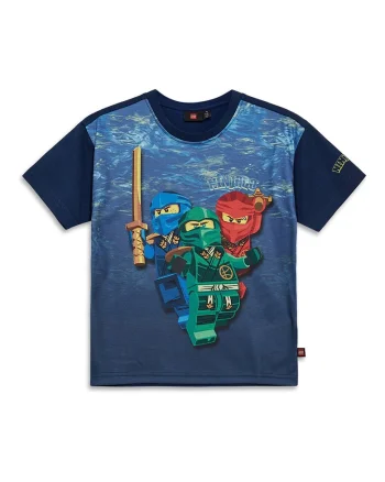 Tricou baieti  12011456, Bumbac organic, 467945, Bleumarin