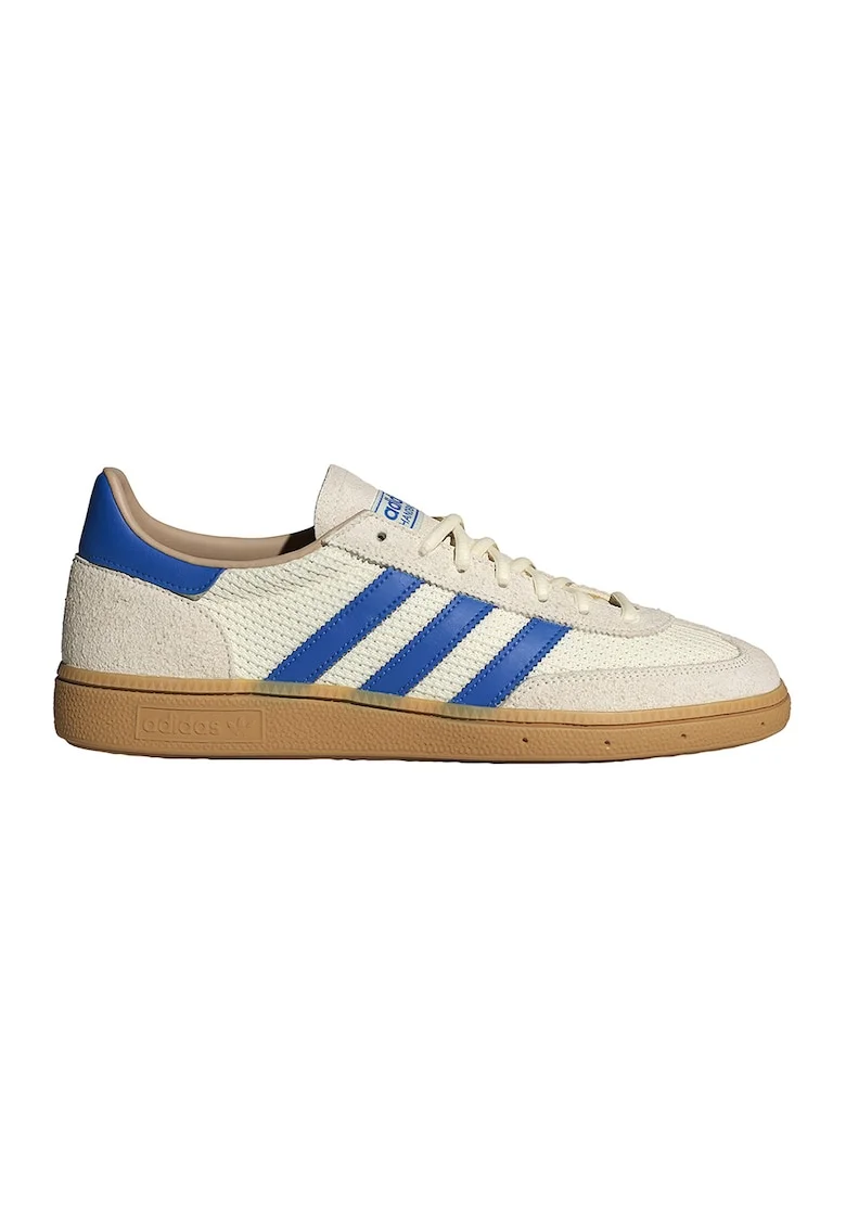 Pantofi sport din piele cu garnituri din material textil Handball Spezial, Albastru/Crem
