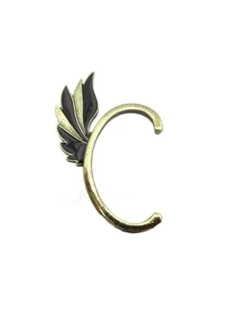Cercel auriu, ear cuff, cu aripa, Rosalinn C6,