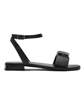 Sandale din piele, Negru