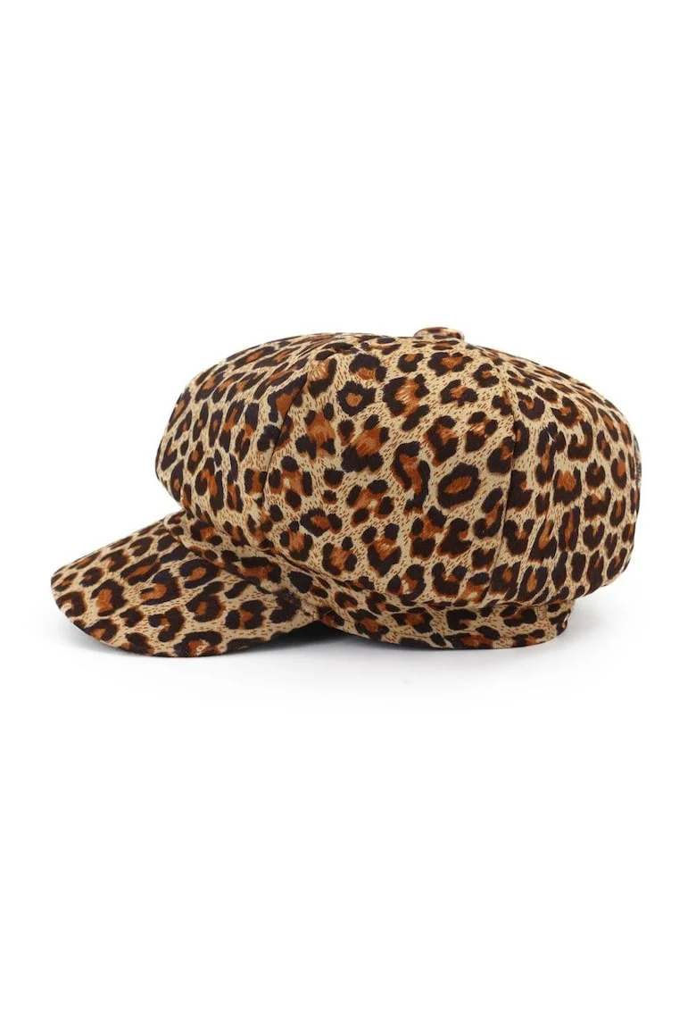 Sapca maro, animal print, Selman,