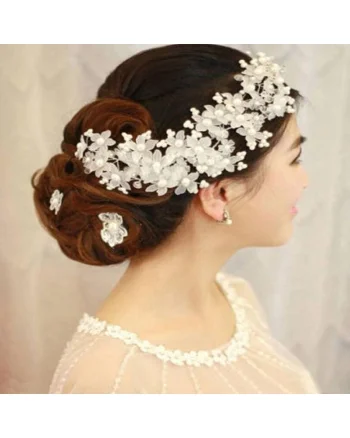 Accesoriu Par Carry,  Aliaj metalic, Alb