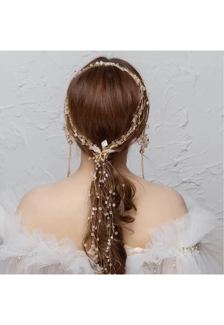Accesoriu par Barbara,  Aliaj metalic, Auriu