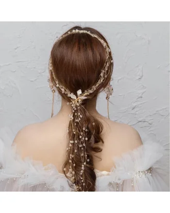 Accesoriu par Barbara,  Aliaj metalic, Auriu