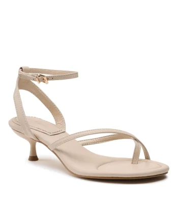 Sandale dama,  5904862744070, Piele ecologica, Bej