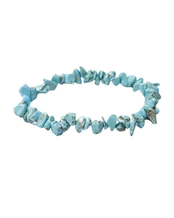 Bratara turquoise,  cu pietre, pe elastic, 22 cm, Mariken C1