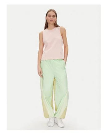 Pantaloni de trening din nailon cu croiala ampla