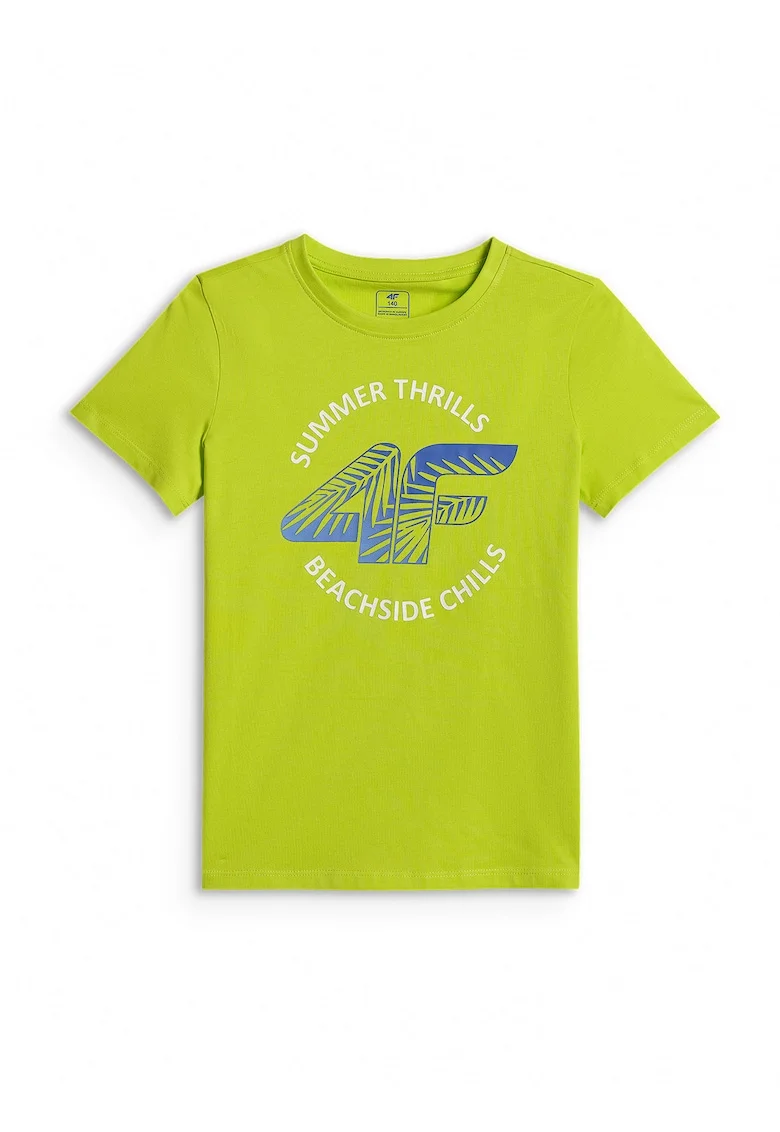 Tricou copii,  imprimeu, confortabil, verde, bumbac