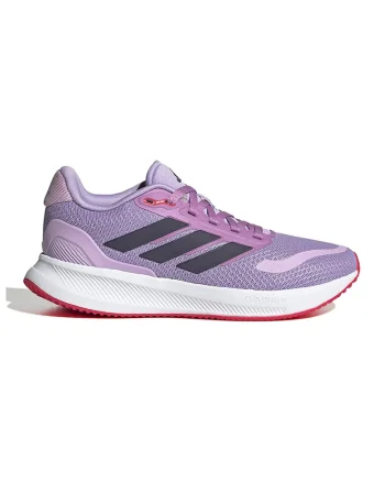 Pantofi sport Run Falcon 5 low-cut din plasa, Negru/Lila