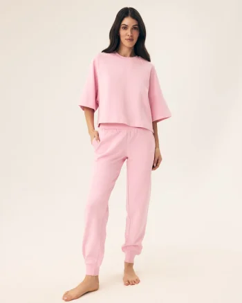 Tricou dama Mavere  Roz, Roz