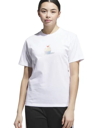 Tricou cu decolteu la baza gatului si logo pe spate, Coral/Galben pal/Alb optic