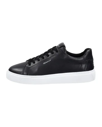 Pantofi sport din piele cu detaliu logo Mcjulien, Alb/Negru