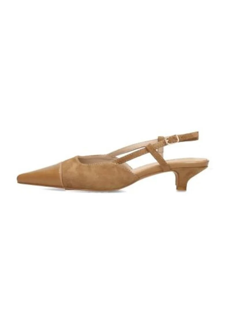Pantofi slingback cu varf ascutit