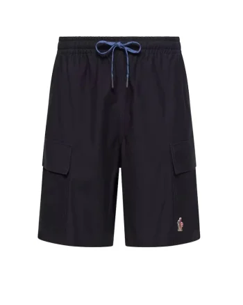 Pantaloni scurti barbati,  Cotton Gabardine Cargo, Bleumarin