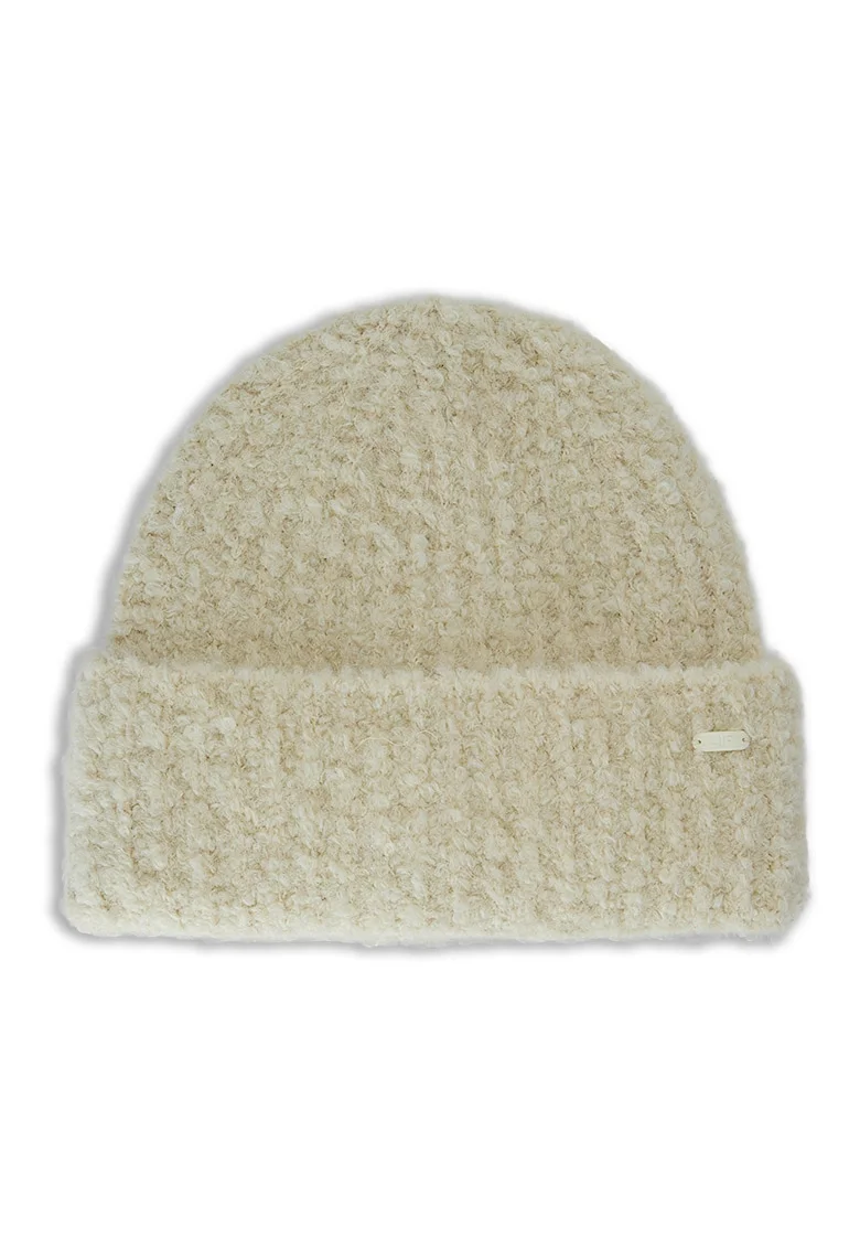 Caciula dama  beanie bej lana universala