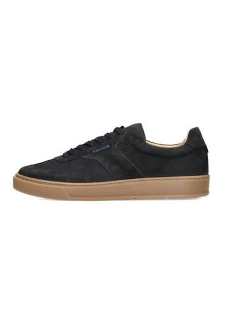 Pantofi sport din piele si piele intoarsa cu talpa contrastanta Gregory