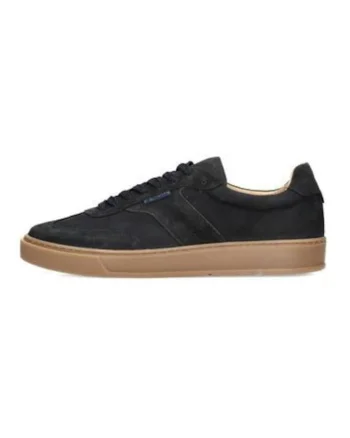 Pantofi sport din piele si piele intoarsa cu talpa contrastanta Gregory