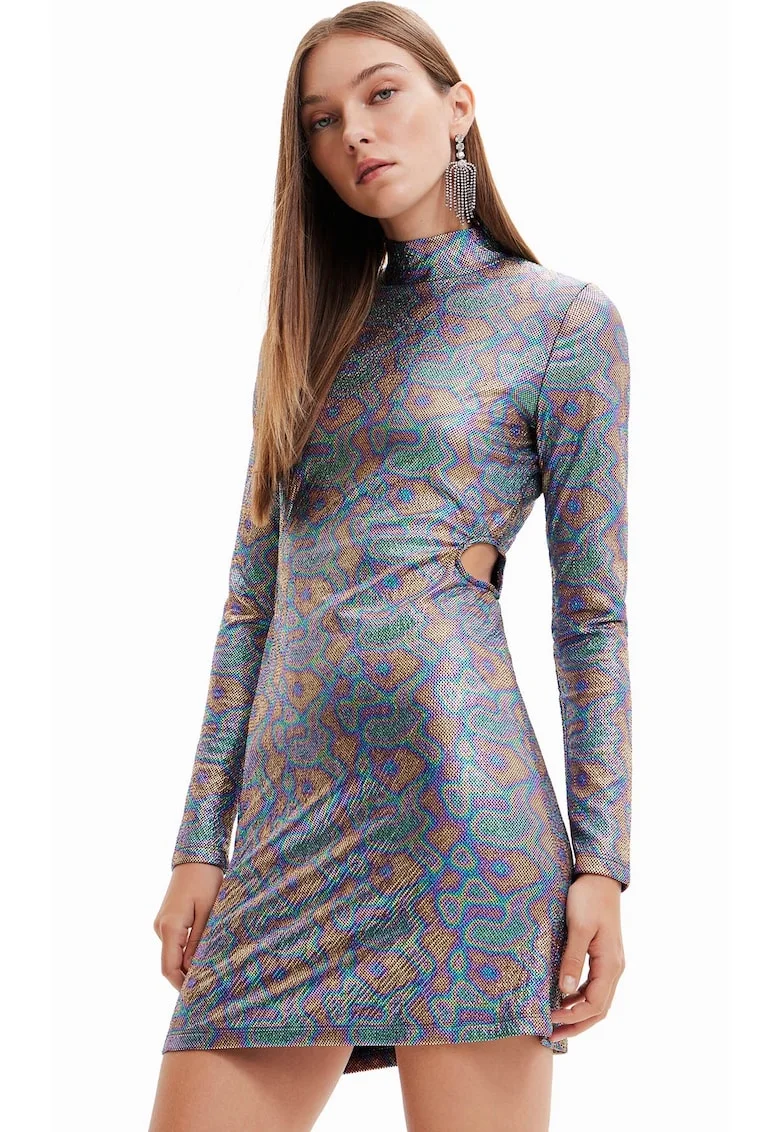 Rochie dama,  Poliester, Multicolor,