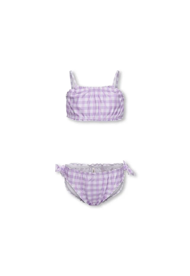 Costum de baie Fete,  301678595 Poliamida, Violet, Violet