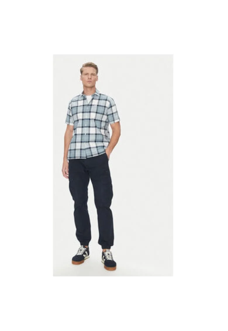 Camasa barbati  MSH5077TN45, Bumbac, 3XL INTL, Gri