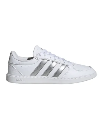 Pantofi sport cu logo Breaknet Sleek, Alb optic/Argintiu