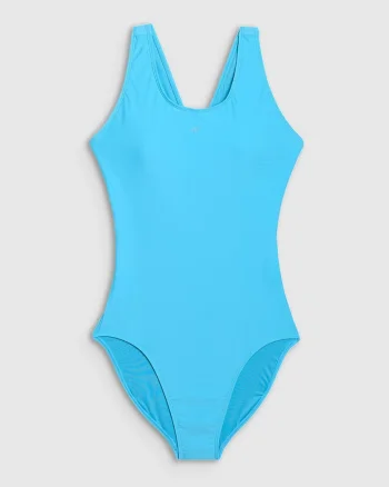 Costum de baie dintr-o singura piesa,  XXL, turcoaz, material sintetic