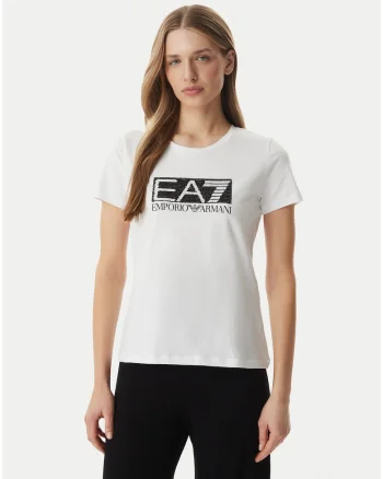 Tricou dama,  alb, bumbac, imprimeu grafic