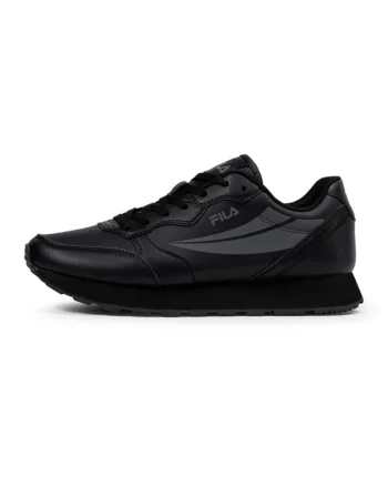Pantofi sport wedge din piele ecologica Hypert, Negru/Gri inchis