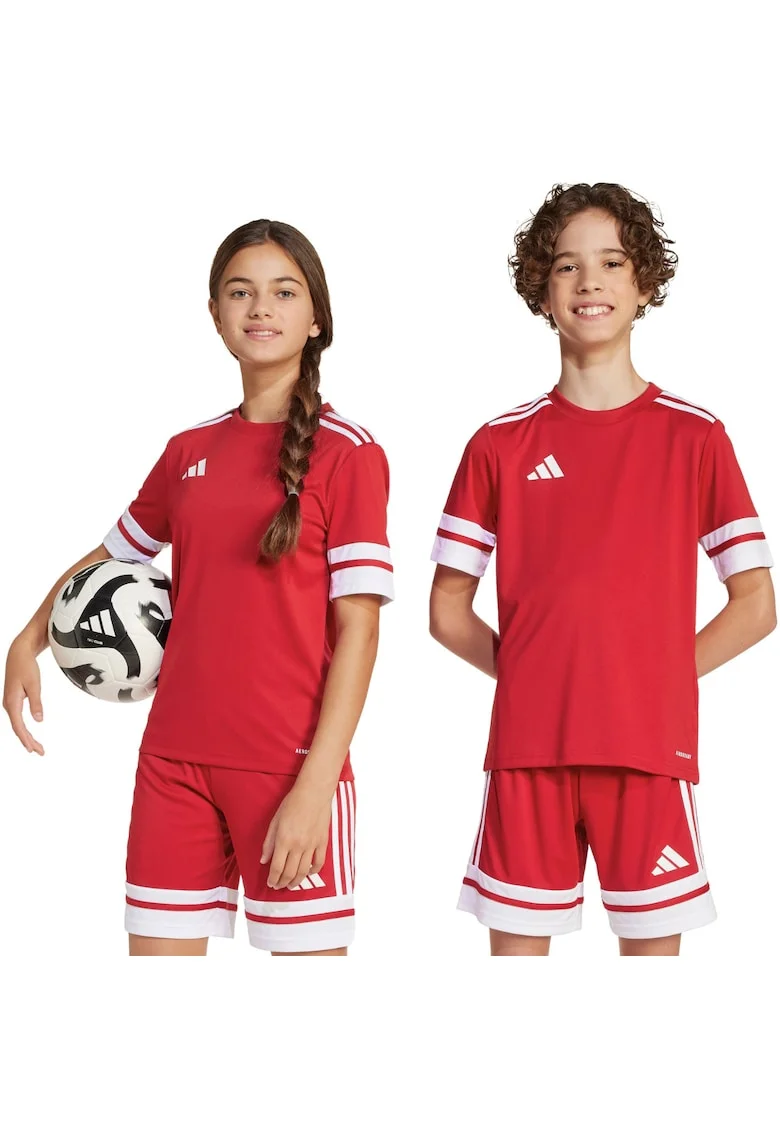 Tricou copii  Squadra 25, rosu, material reciclabil