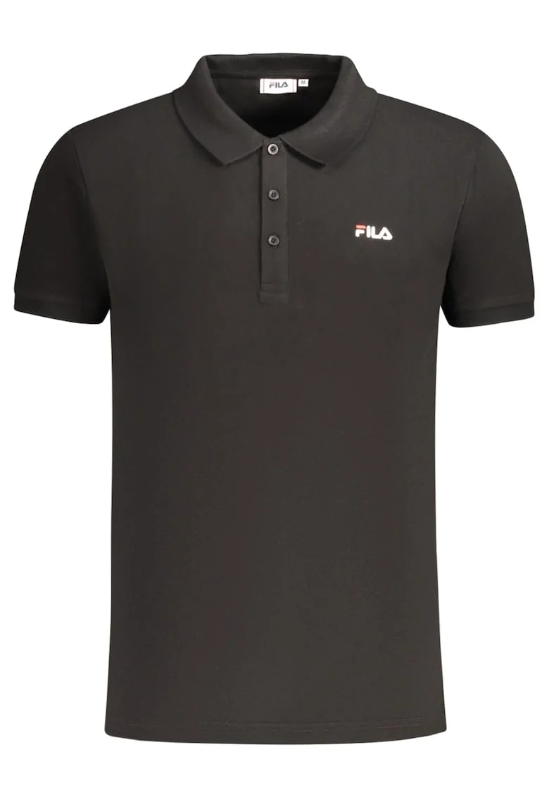 Tricou polo barbati,  100% bumbac, Negru, FAM0717, Negru