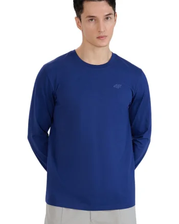 Tricou barbat  bleumarin, bumbac, Albastru