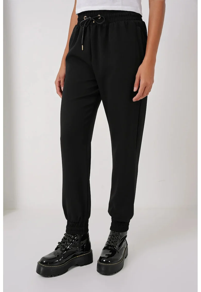 Pantaloni dama HiCCUP skinny, Negru