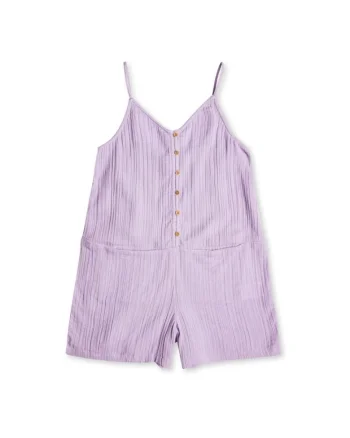 Maiou  pentru fete, bumbac 100%, violet, fara maneci, cu buzunare,