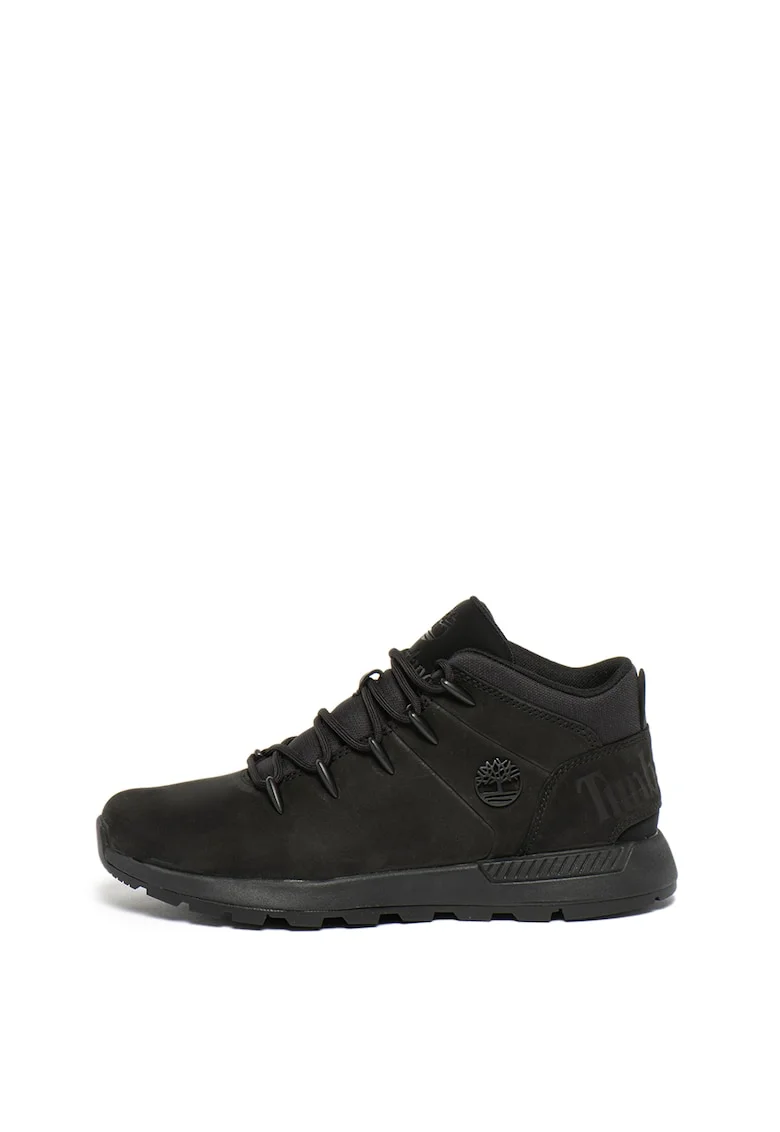 Ghete de piele nabuc si textil Sprint Trekker