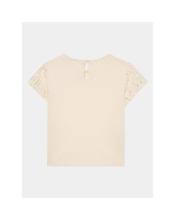 Tricou Fete,  302108305, Bumbac, Bej