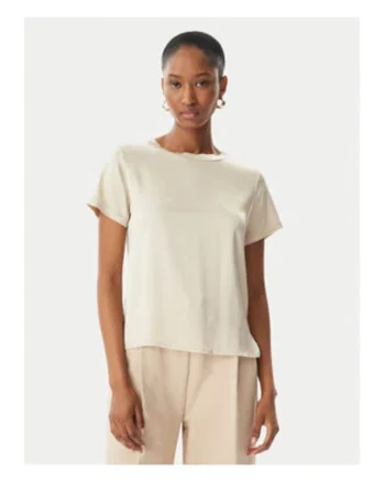 Bluza dama,  bej, viscoza, casual