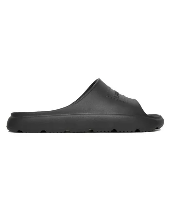 Papuci  pentru bărbați, negru, material sintetic, Negru