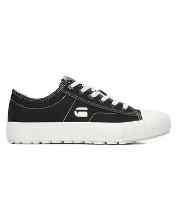 Tenisi dama G-Star Raw, textil, Alb/Negru