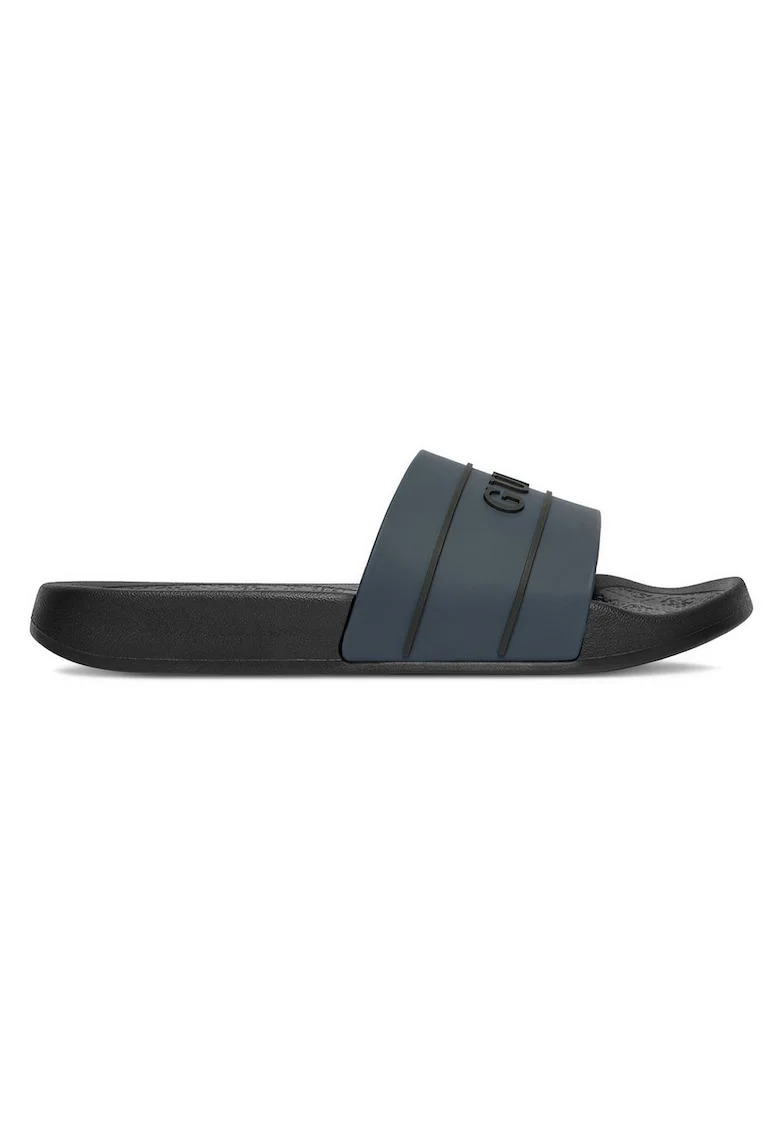 Papuci  bleumarin, material sintetic, Bleumarin